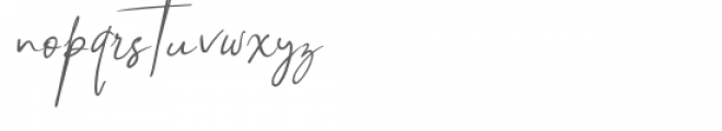 Brilliant Signature 1 Slant Font LOWERCASE