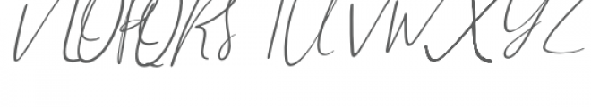 Brilliant Signature 2 Slant Font UPPERCASE