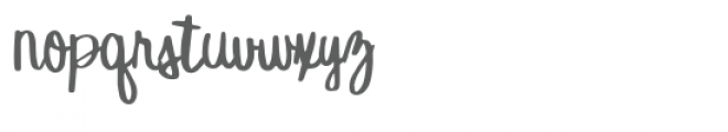 brougets script Font LOWERCASE
