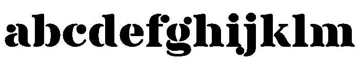 Brag Stencil FONT