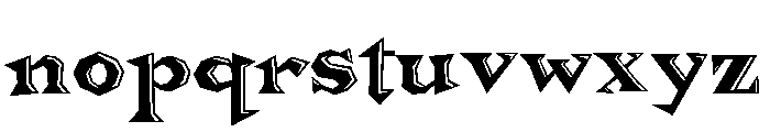 Brainhead Regular Font LOWERCASE