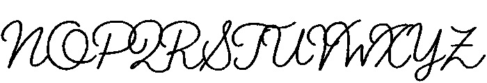 Braisetto Bold Font UPPERCASE