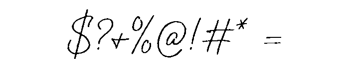 Braisetto Light Font OTHER CHARS