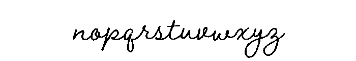 Braisetto Regular Font LOWERCASE