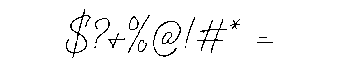 Braisetto Thin Font OTHER CHARS