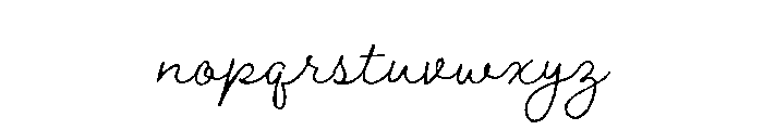 Braisetto Thin Font LOWERCASE
