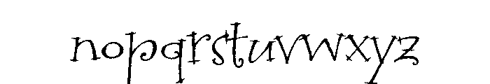 Bramble Regular Font LOWERCASE
