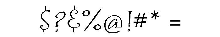 Bramble Wild Font OTHER CHARS