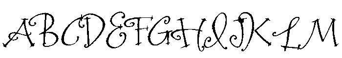 Bramble Wild Font UPPERCASE