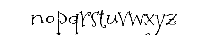 Bramble Wild Font LOWERCASE