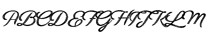 Brand Inline Font UPPERCASE