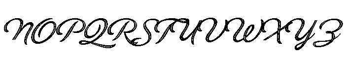 Brand Inline Font UPPERCASE