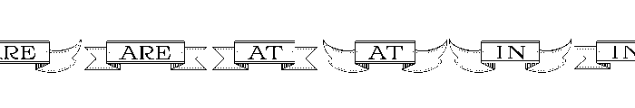 Brand Ornaments Font UPPERCASE