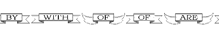 Brand Ornaments Font LOWERCASE