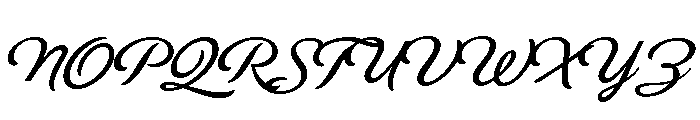 Brand Regular Font UPPERCASE
