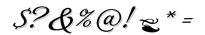 Brand Shade Font OTHER CHARS