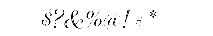 Breathe Neue Special Font OTHER CHARS