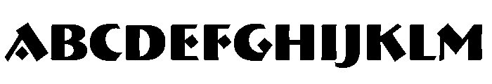 Bremen Bold Font UPPERCASE
