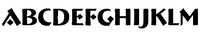 Bremen Light Font UPPERCASE