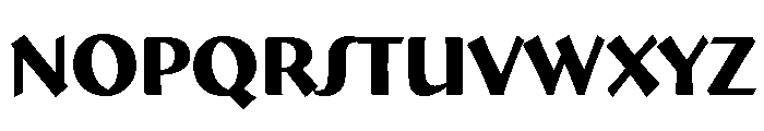 Bremen Light Font UPPERCASE