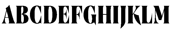 Brillante Black Font UPPERCASE