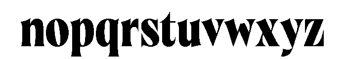 Brillante Black Font LOWERCASE