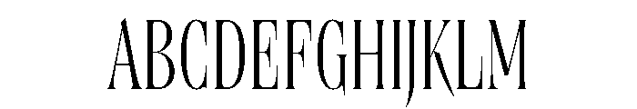 Brillante Condensed Light Font UPPERCASE