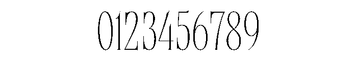 Brillante Condensed Thin Font OTHER CHARS