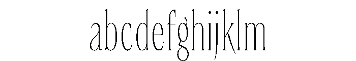 Brillante Condensed Thin FONT