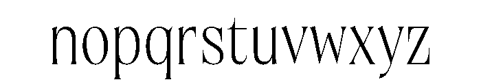 Brillante Light Font LOWERCASE