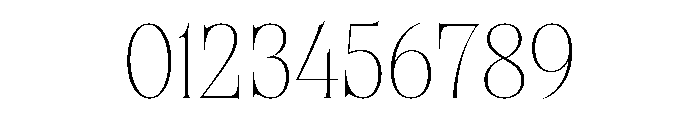 Brillante Thin Font OTHER CHARS