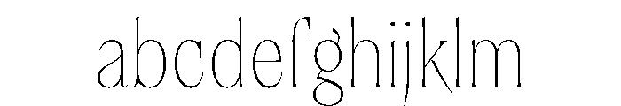 Brillante Thin FONT