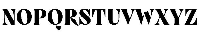 Brillante Wide Black Font UPPERCASE