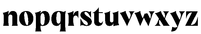 Brillante Wide Black Font LOWERCASE