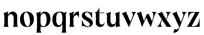 Brillante Wide Bold Font LOWERCASE