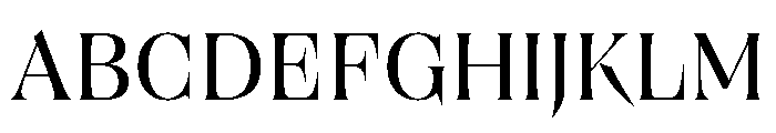 Brillante Wide Regular Font UPPERCASE