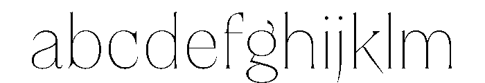 Brillante Wide Thin FONT