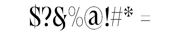 Brillante Font OTHER CHARS