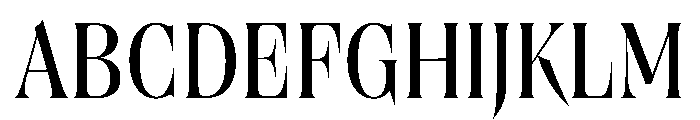 Brillante Font UPPERCASE
