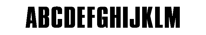 British Inserat Regular Font UPPERCASE