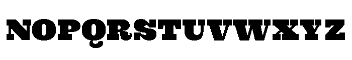 British Slab Black Font UPPERCASE