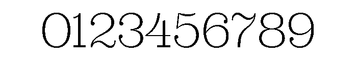 British Slab Light Font OTHER CHARS