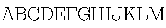 British Slab Light Font UPPERCASE