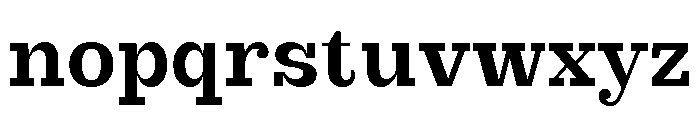 British Slab Medium Font LOWERCASE