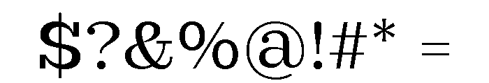 British Slab Regular Font OTHER CHARS