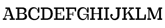 British Slab Regular Font UPPERCASE