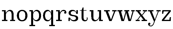 British Slab Regular Font LOWERCASE