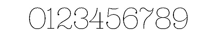 British Slab Font OTHER CHARS