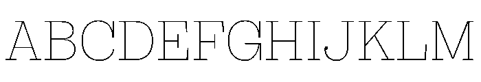 British Slab Font UPPERCASE