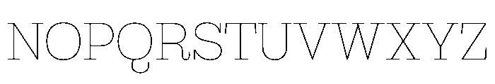 British Slab Font UPPERCASE